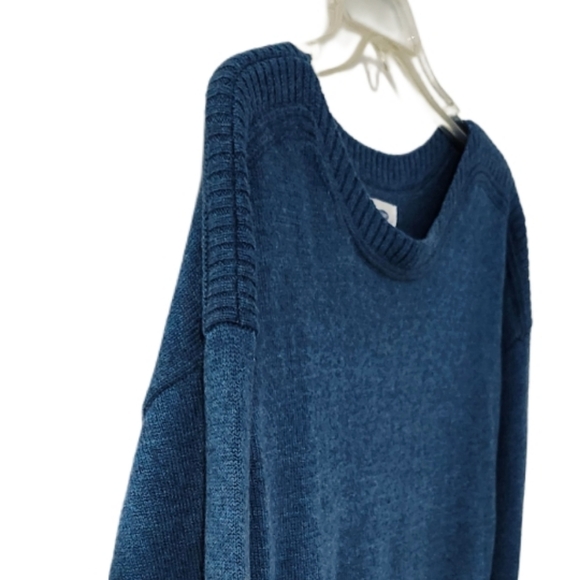 NWOT Old Navy Women's S Long sleeve Tunic Top Sweater Blue - Picture 2 of 16